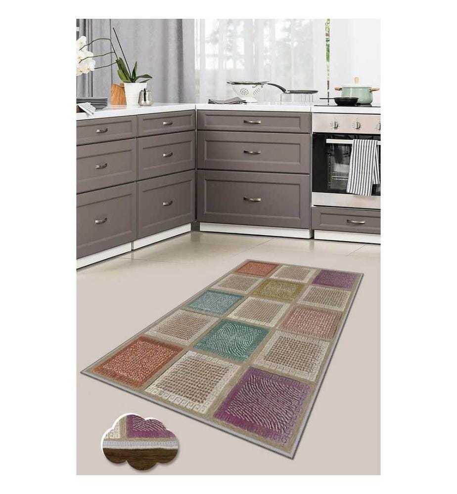 Tapis, Multicolore, 100% Polyester, 140 x 220 cm