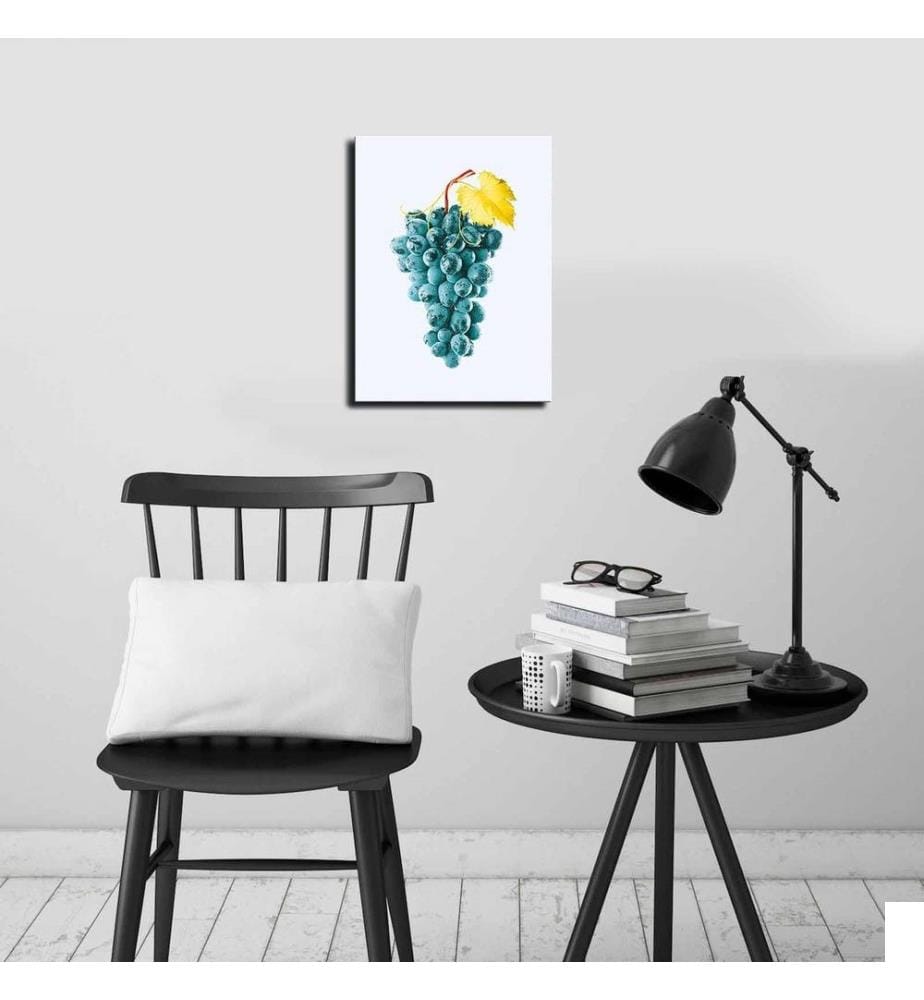Peinture décorative sur toile, multicolore, toile 100% daim, cadre en bois