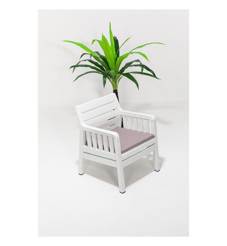 Garden 1-Seat Sofa, White, 100% Polypropylen