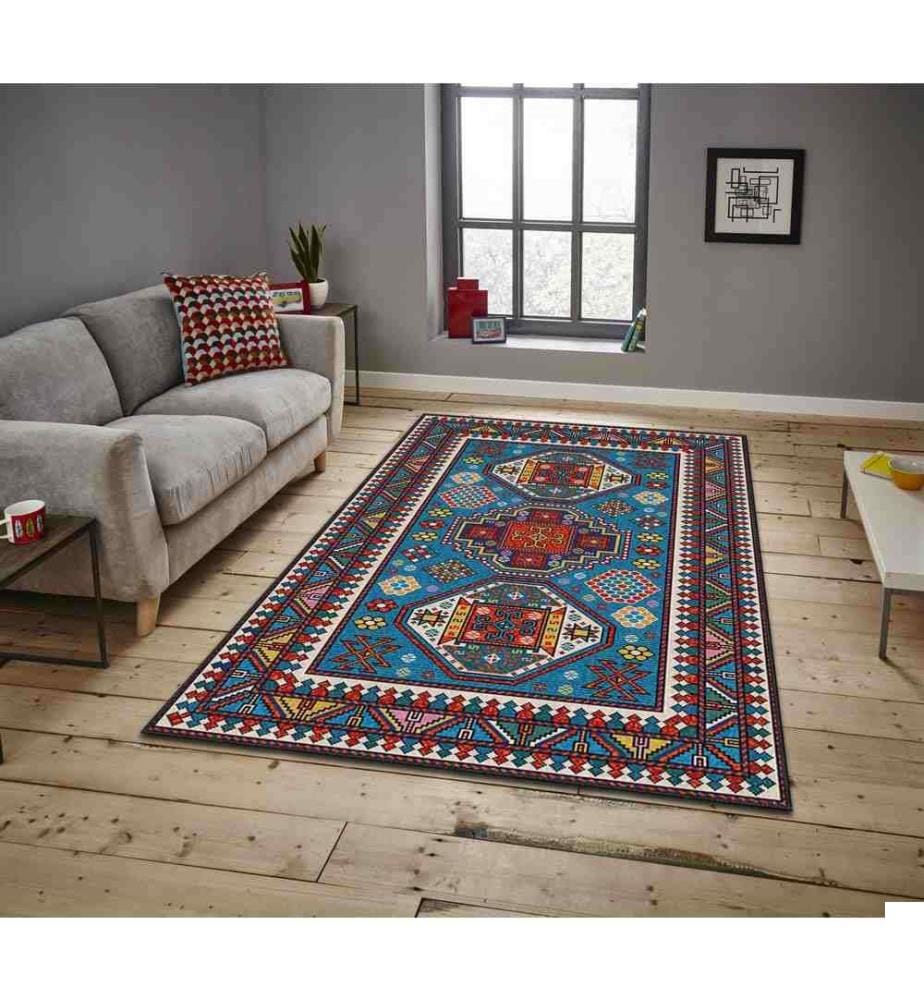 Tapis, Multicolore, 100% Polyester, 140 x 220 cm