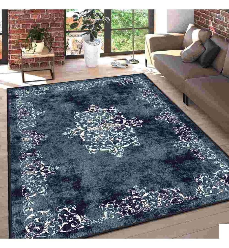 Tapis, Multicolore, 100% Velours, Semelle : 100% COTON, 160 x 230 cm