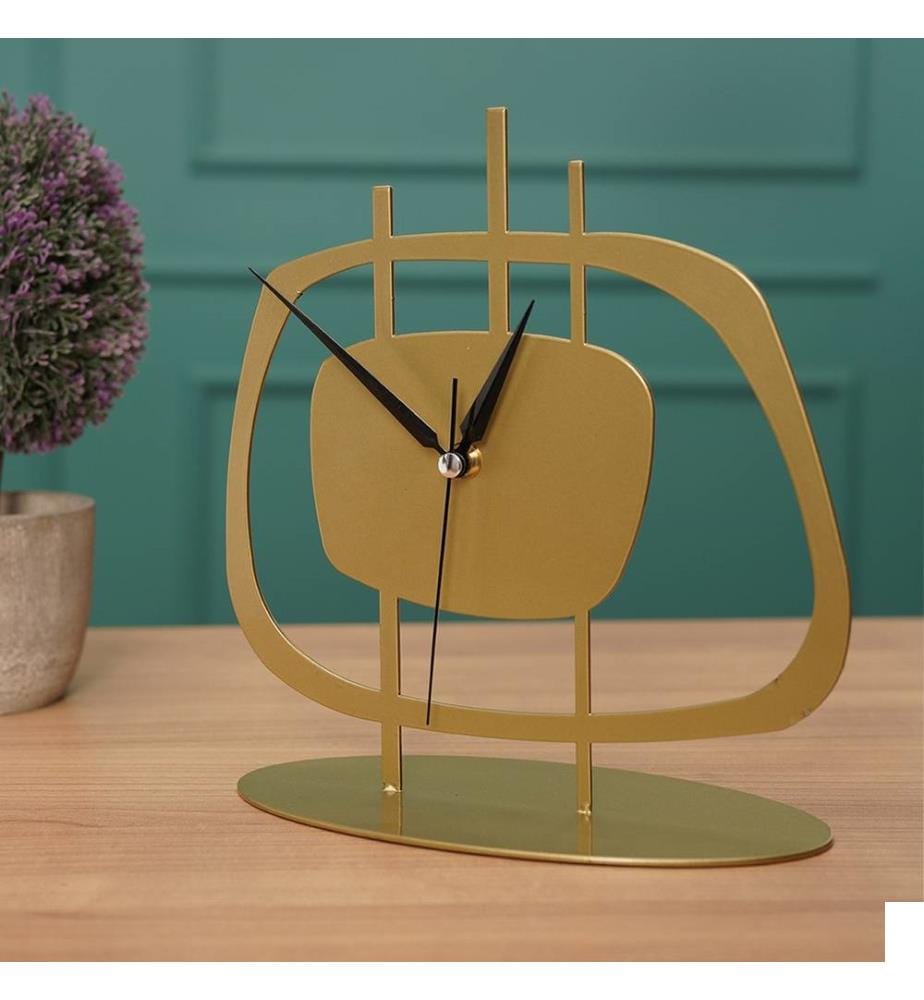 Horloge décorative, or, 100% métal