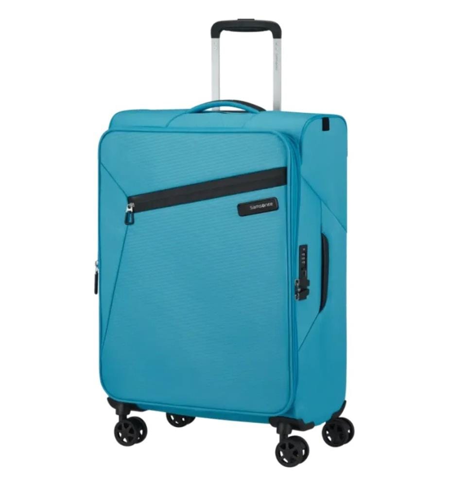 Trolley Litebeam avec 4 Roues Extensible 66 cm - Ocean Blue