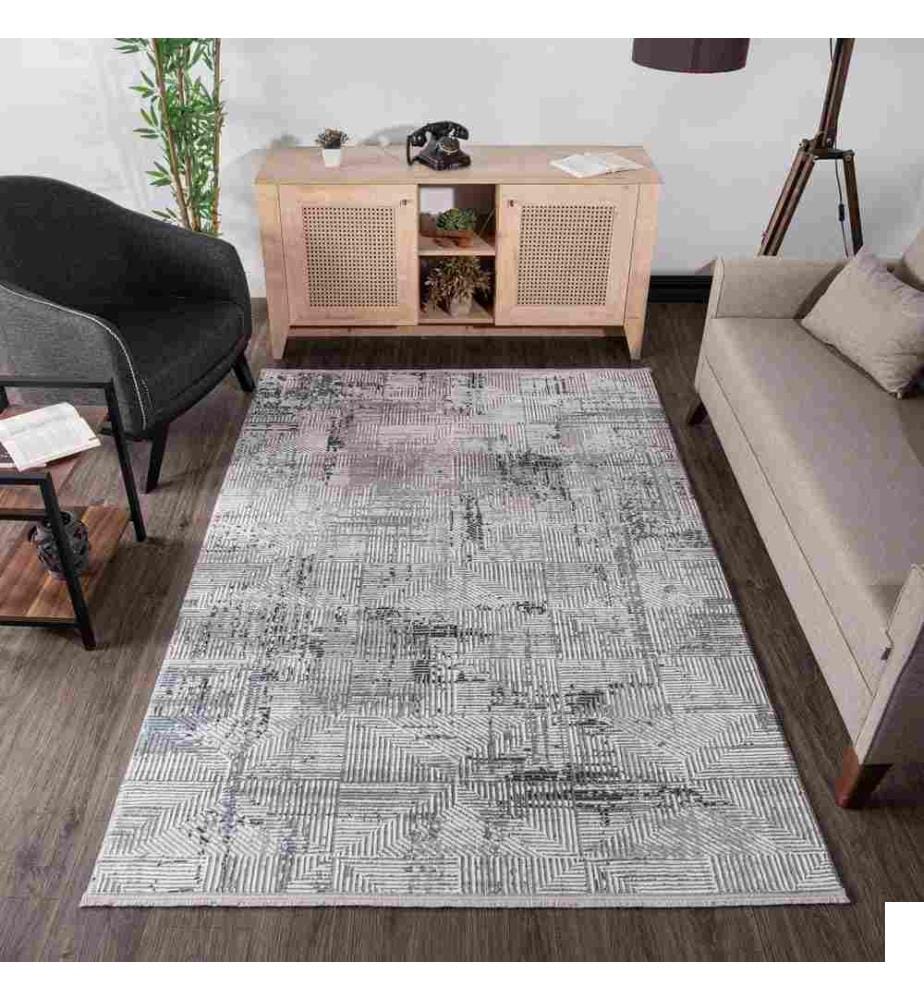 Tapis, bleu, 70% Polypropylène - 30% Polyester, 160 x 230 cm