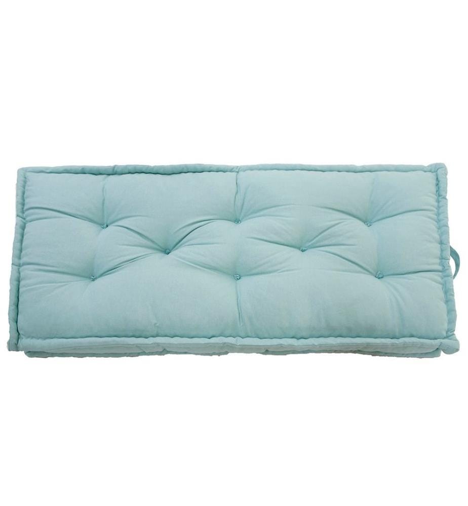 Coussin, Menthe, tissu Panama certifié Oeko-Tex, hydrofuge et résistant à la saleté