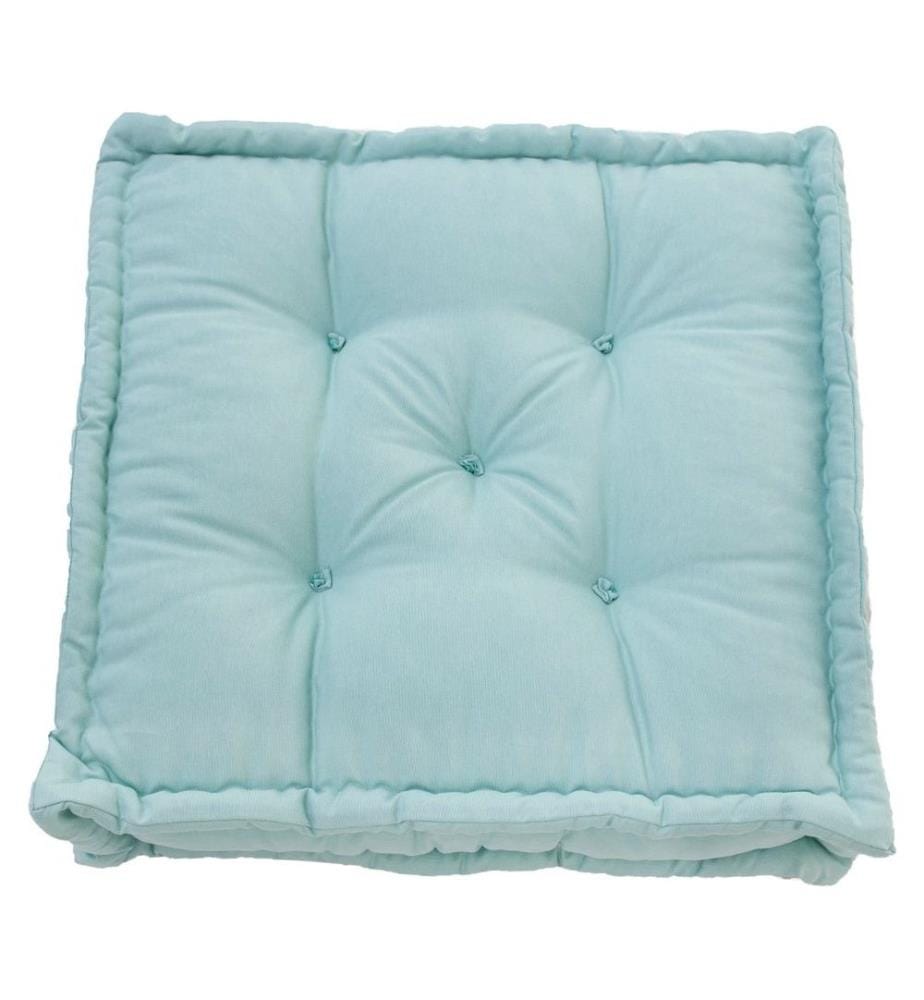 Coussin, Menthe, tissu Panama certifié Oeko-Tex, hydrofuge et résistant à la saleté