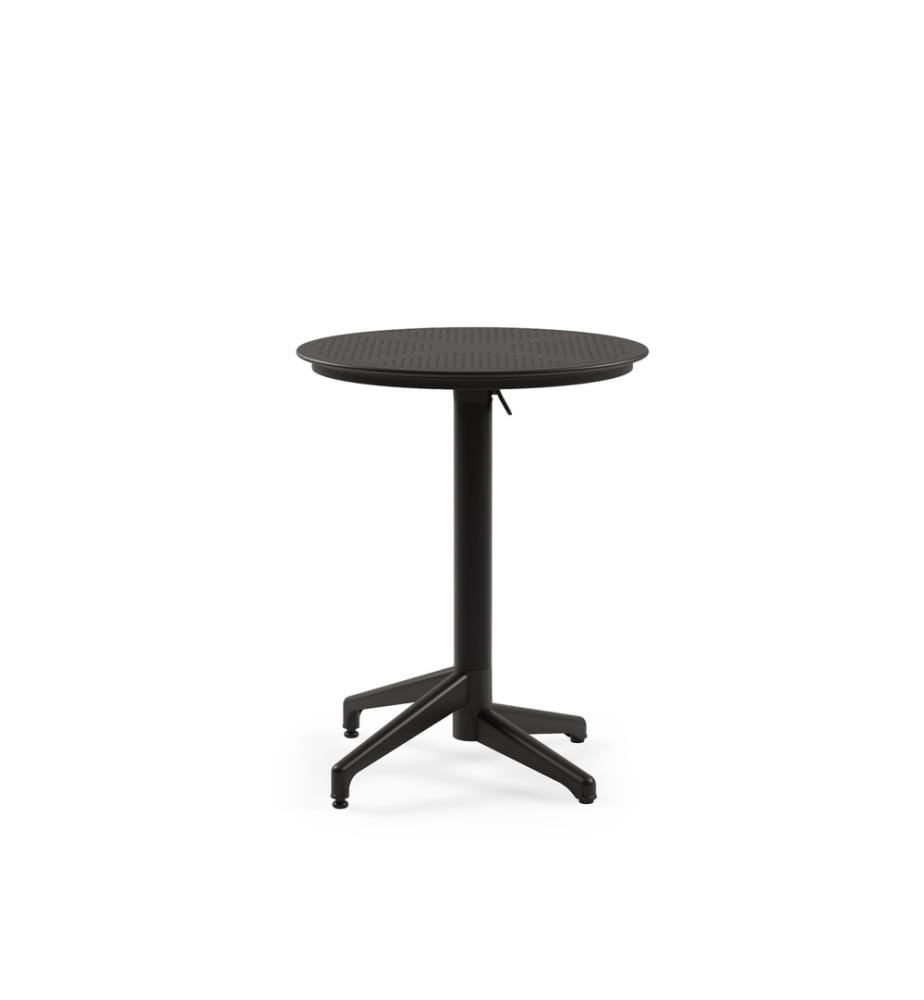Table pliante, noire, cadre : 100% Aliminium