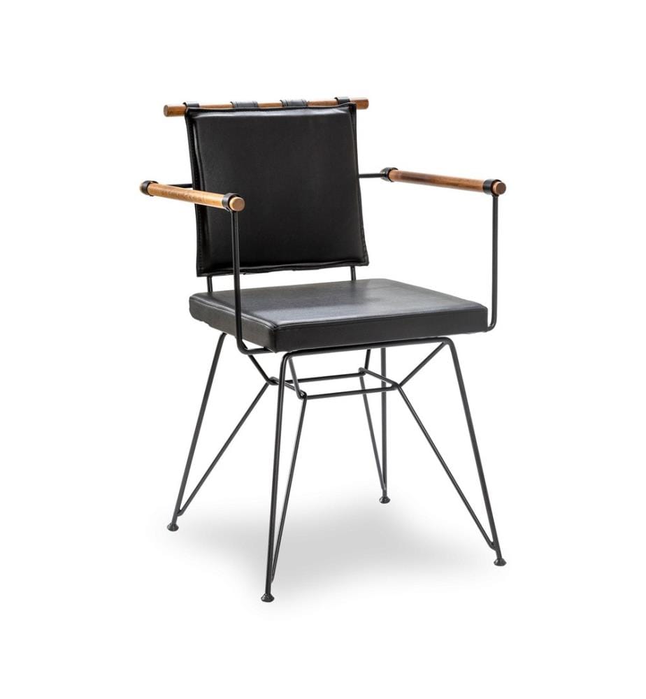 Chaise, multicolore, dossier et assise en métal, revêtement en tissu polyester