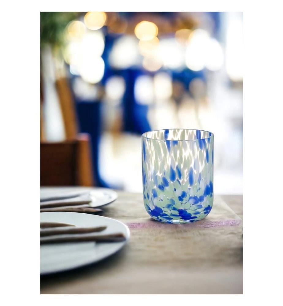 Verre, bleu, blanc, vert, 100% verre