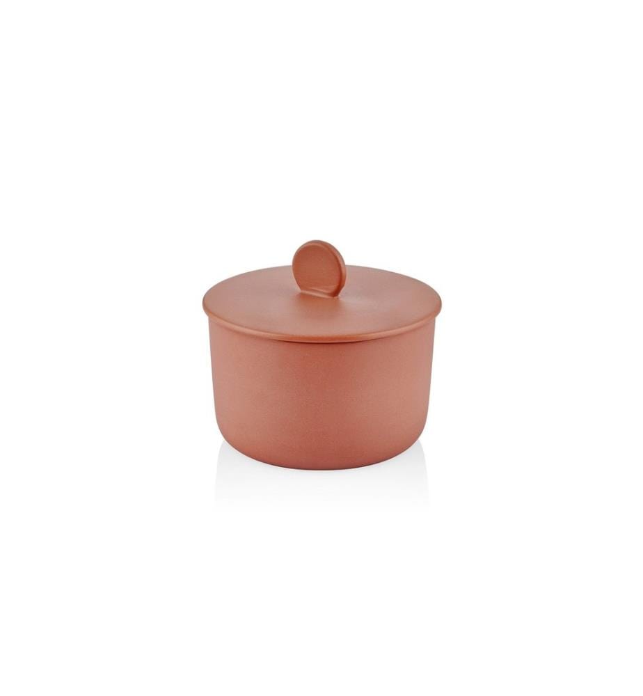 Sucrier, Terracota, 100% porcelaine