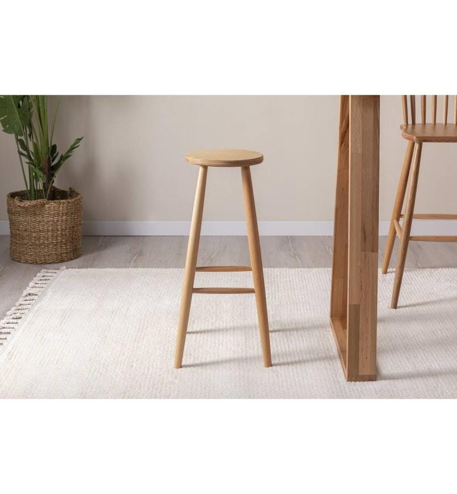 Tabouret de bar, hêtre, 100% hêtre