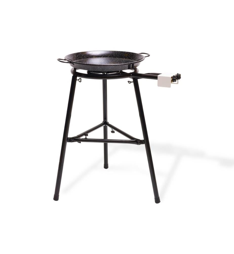 Grille de barbecue, noire, en métal