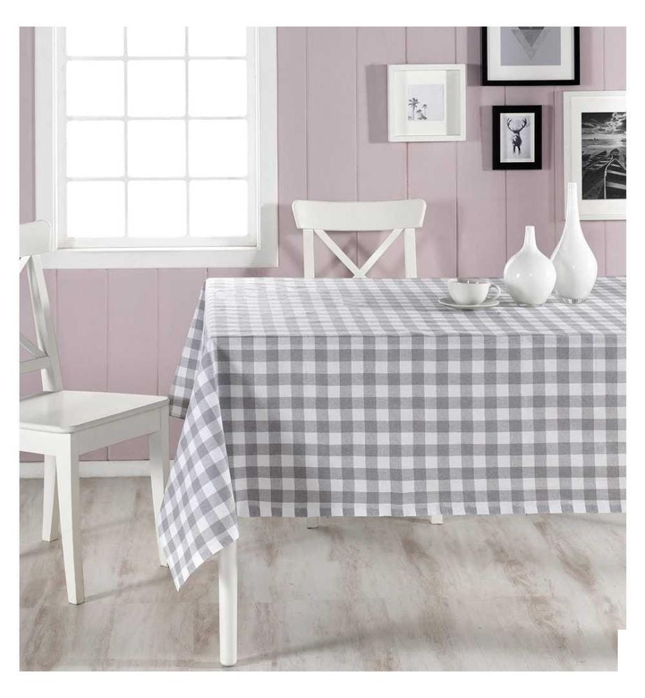 Nappe, grise, 100% coton