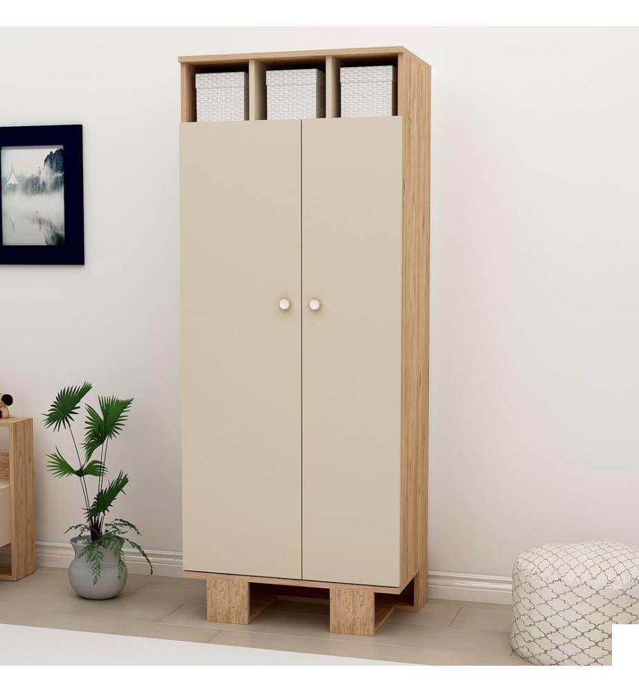 Armoire, Pin Atlantique, Beige, Panneau de particules mélaminé