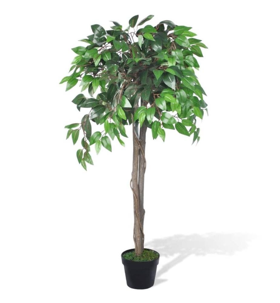 Palmier Artificiel Plastique avec Pot 110 cm