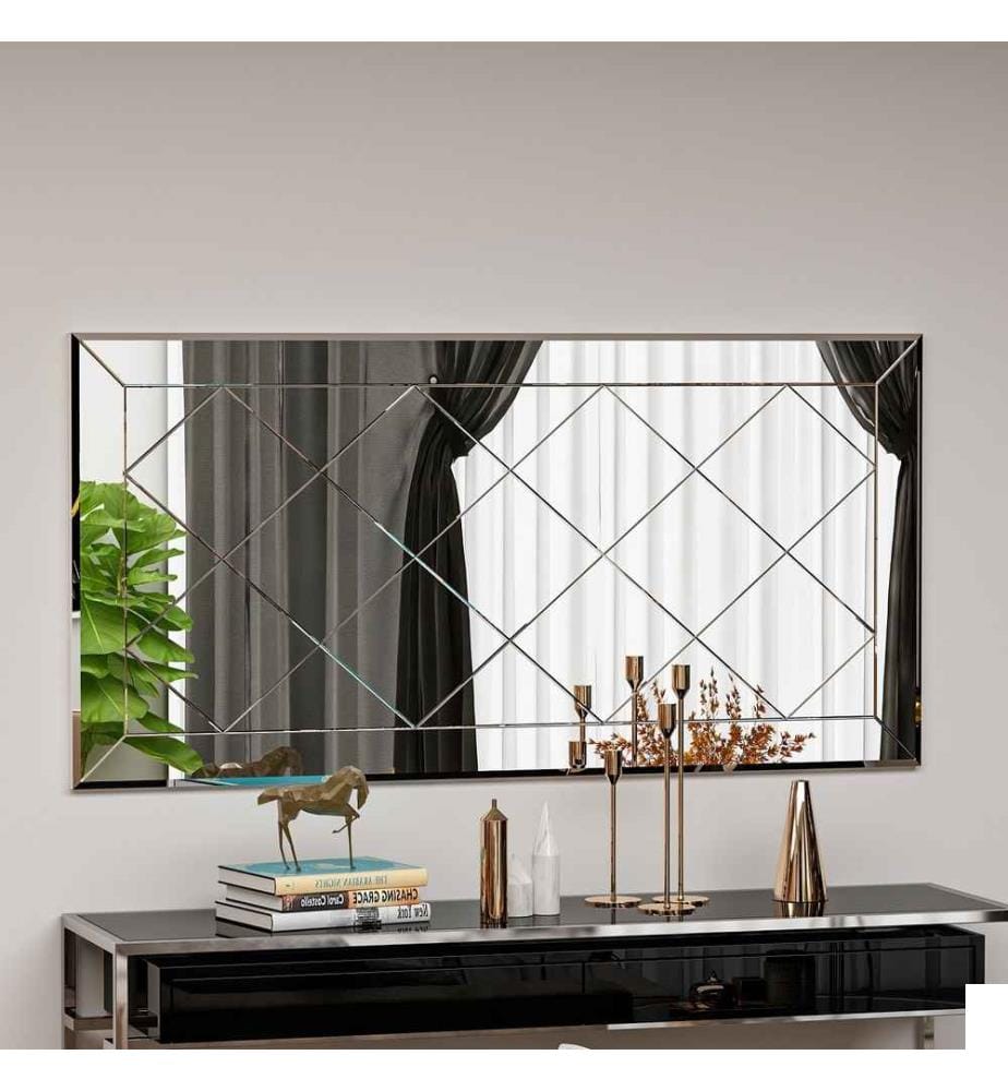 Miroir, blanc, MDF, Miroir Argyle