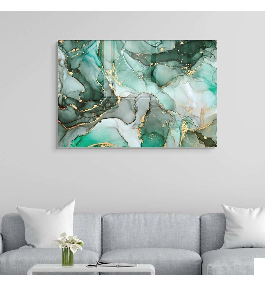 Peinture décorative en verre trempé, Multicolore, Verre trempé