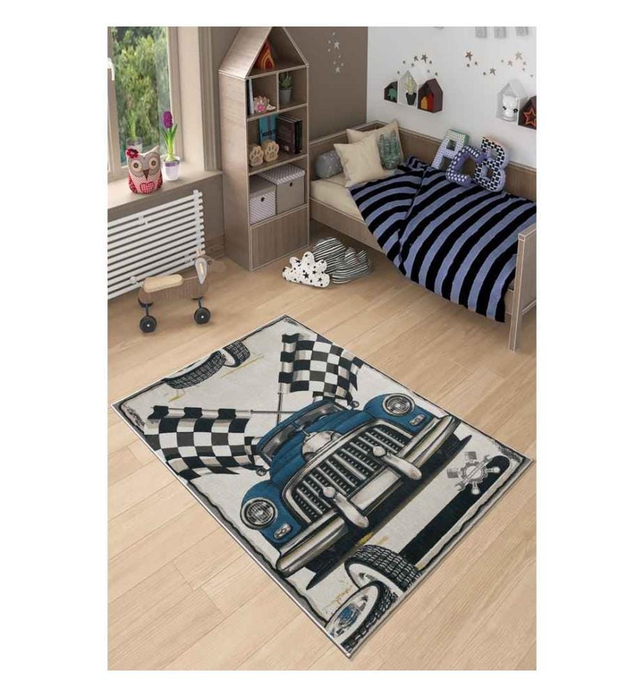 Tapis, Multicolore, 100% Polyester, 140 x 220 cm