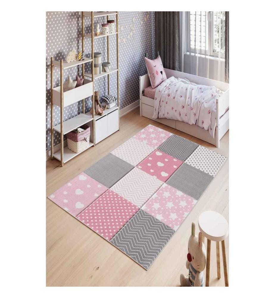 Tapis, Multicolore, 100% Polyester, 140 x 220 cm
