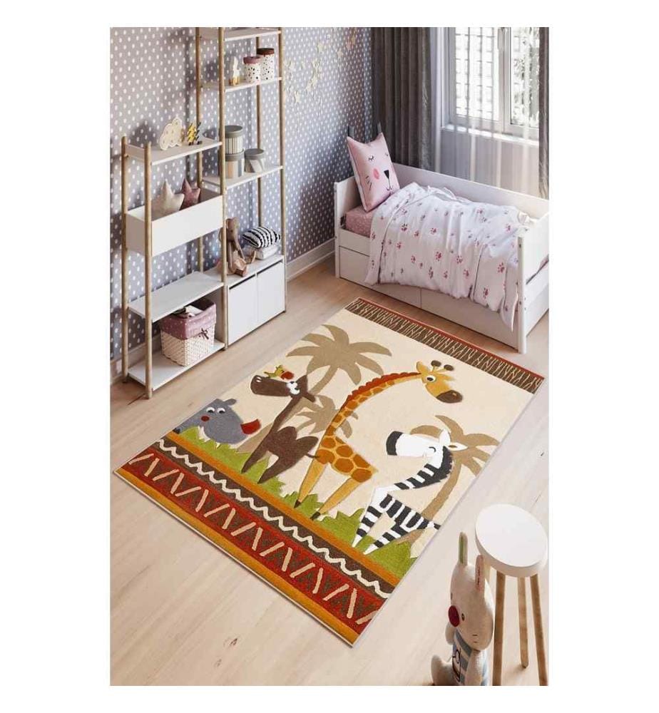 Tapis, Multicolore, 100% Polyester, 140 x 220 cm