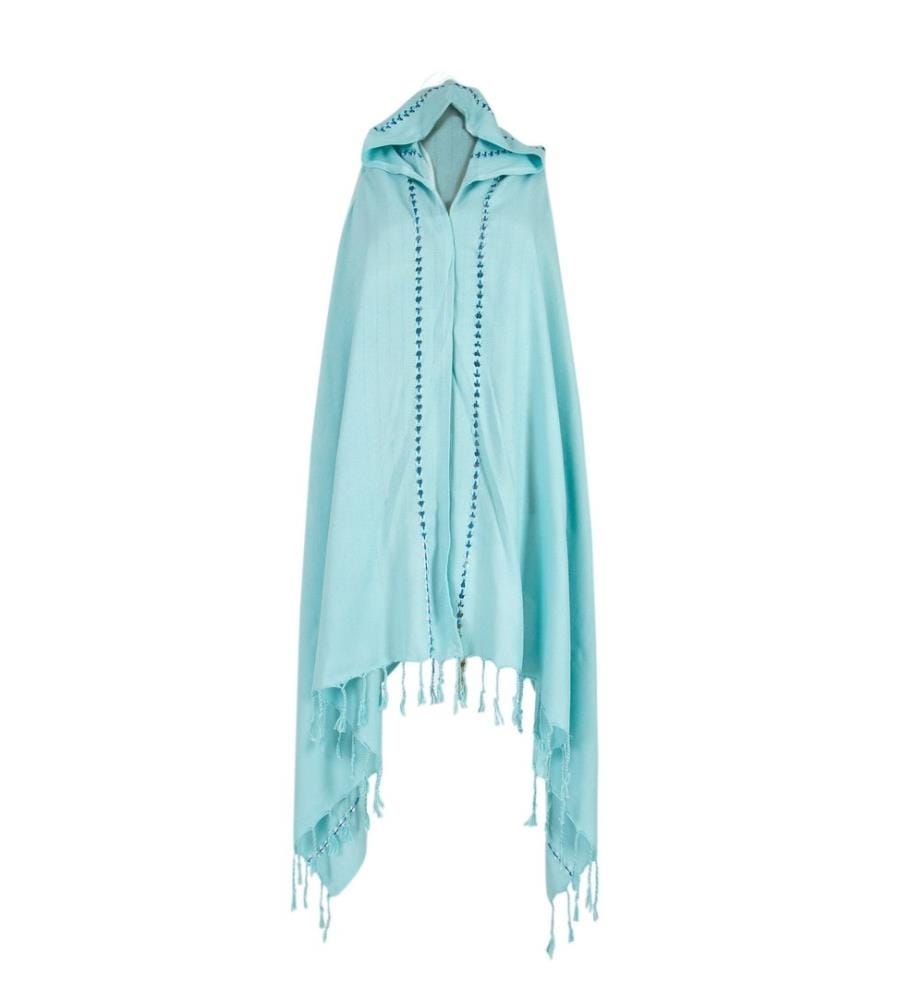 Robe de plage, verte, 100% coton, taille : Standard