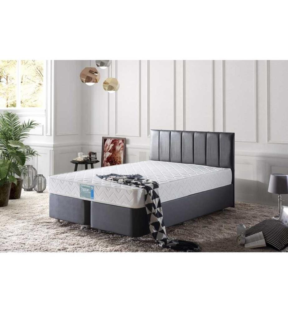 Matelas, blanc, housse en tissu Jacquard, matelas ferme
