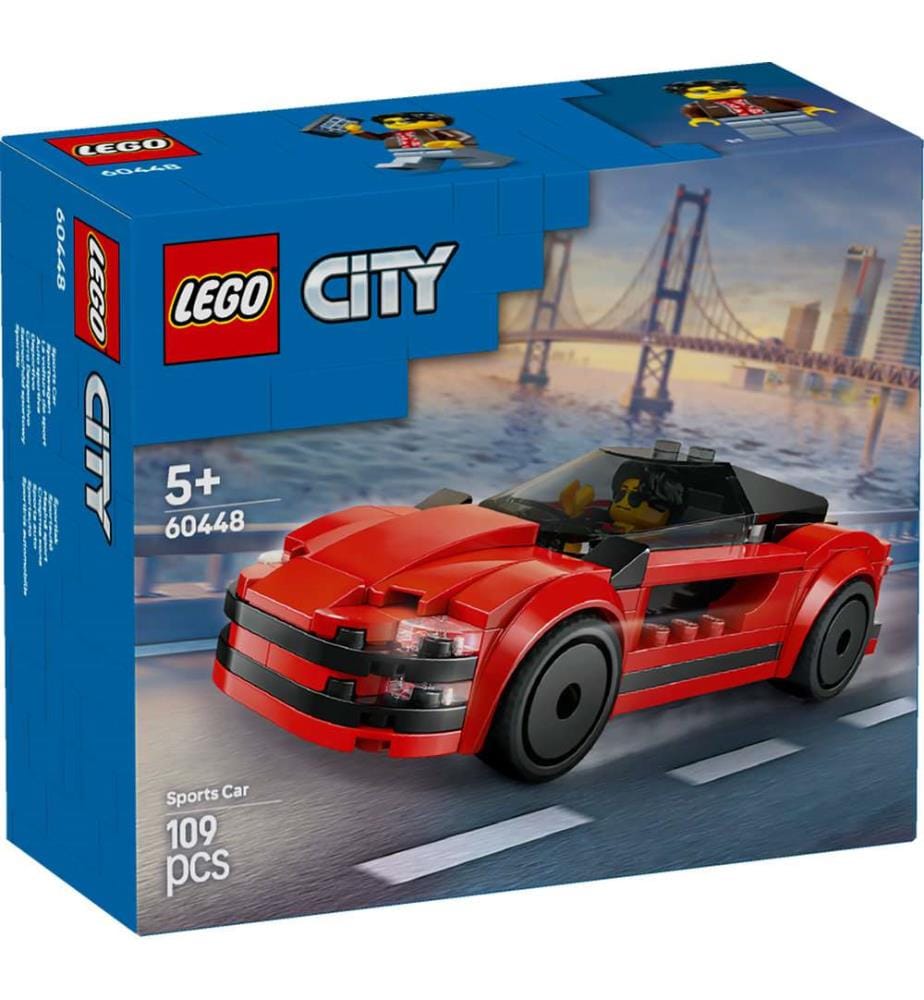 LEGO 60448 - La voiture de sport rouge