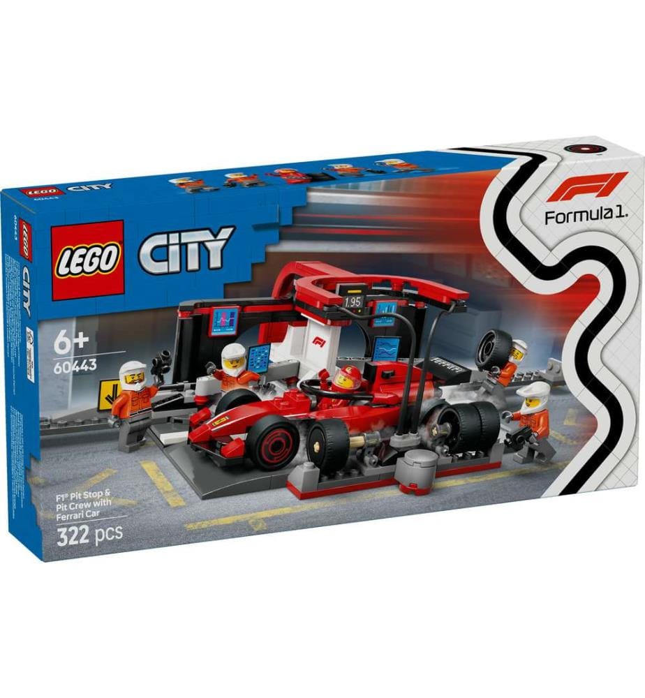 LEGO 60443 - Arrêt au stand de F1® avec voiture Ferrari