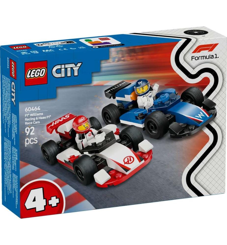 LEGO 60464 - Voitures de course de F1® Williams Racing et Haas F1®