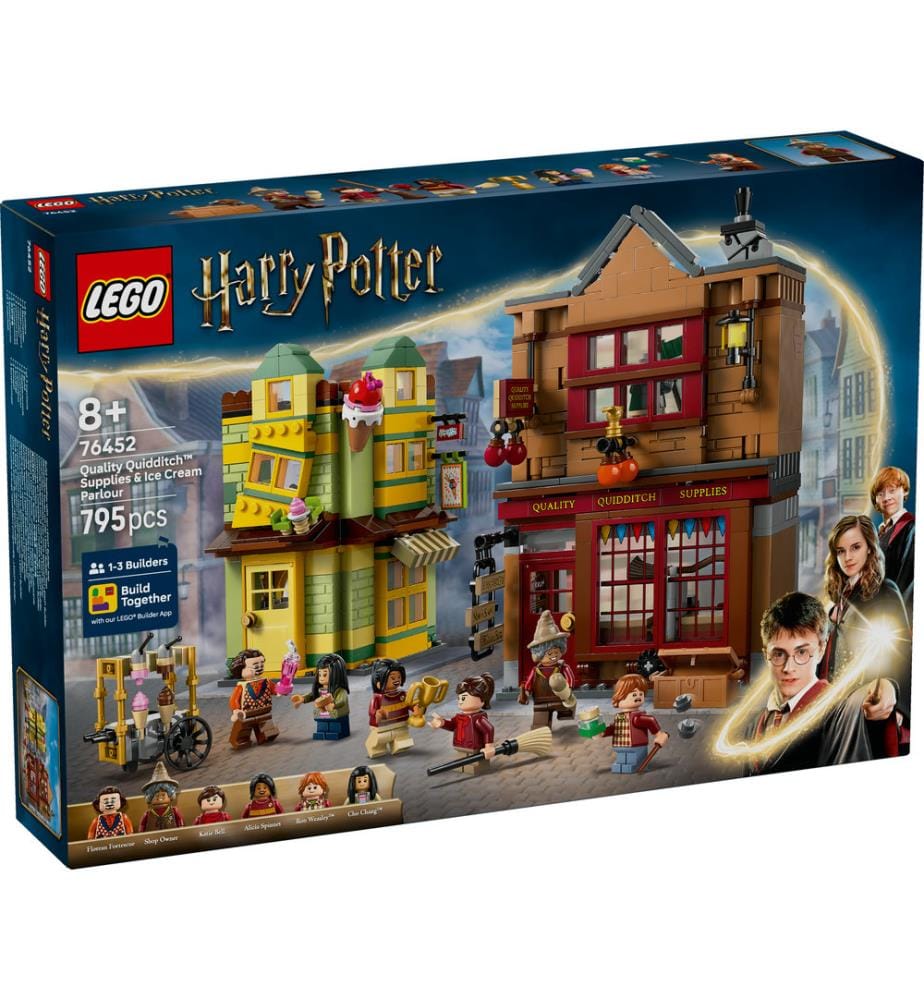 LEGO 76452 - Magasin d'accessoires de Quidditch™ et marchand de glaces