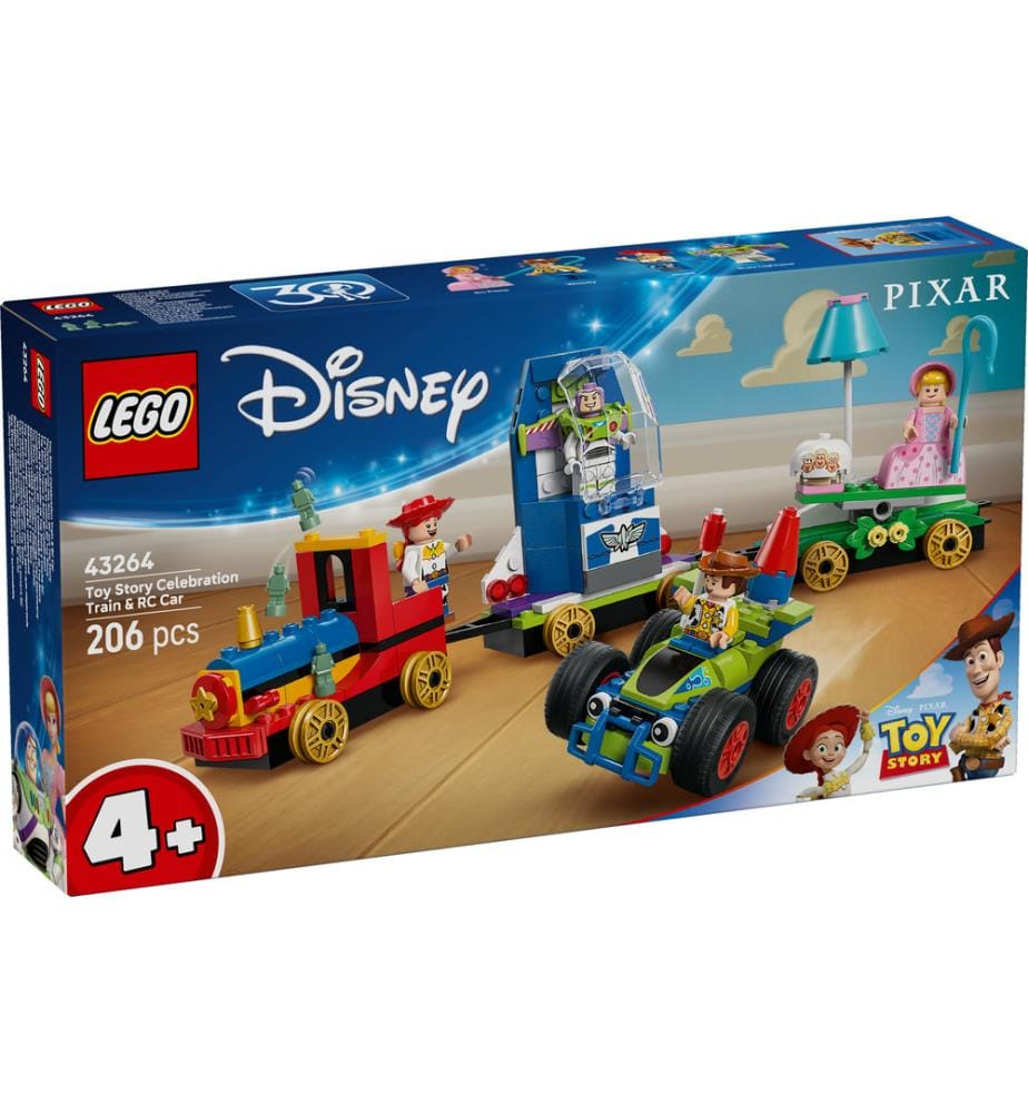 LEGO 43264 - Le Train en fête et voiture RC Toy Story