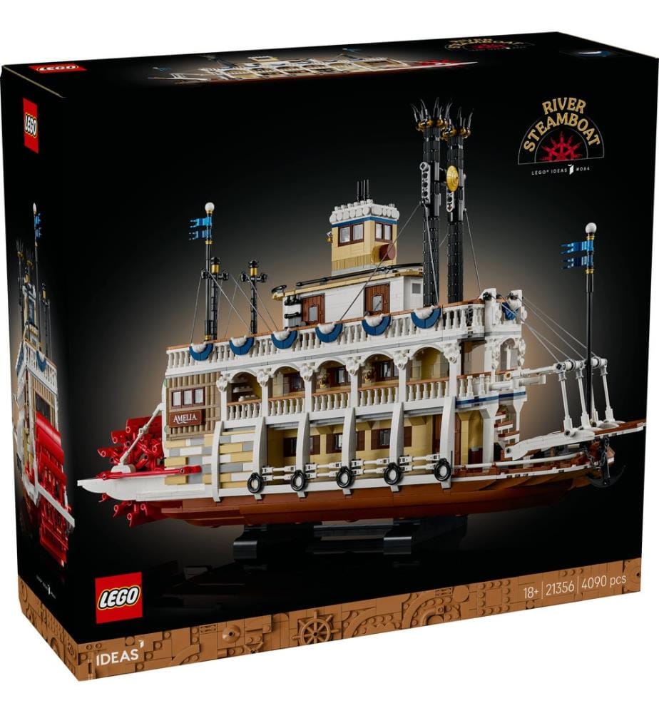 LEGO 21356 - Le bateau à vapeur du Mississippi
