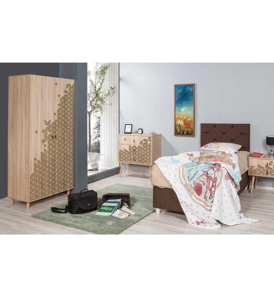 Armoire, chêne Sonoma, panneau de particules mélaminé