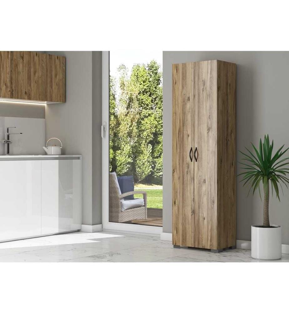 Armoire multifonctions, pin atlantique, panneau de particules mélaminé