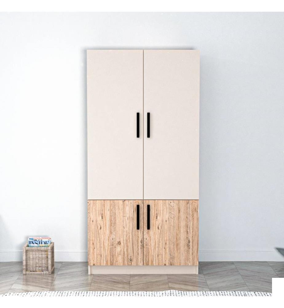 Armoire, Pin Atlantique, Beige, Panneau de particules mélaminé
