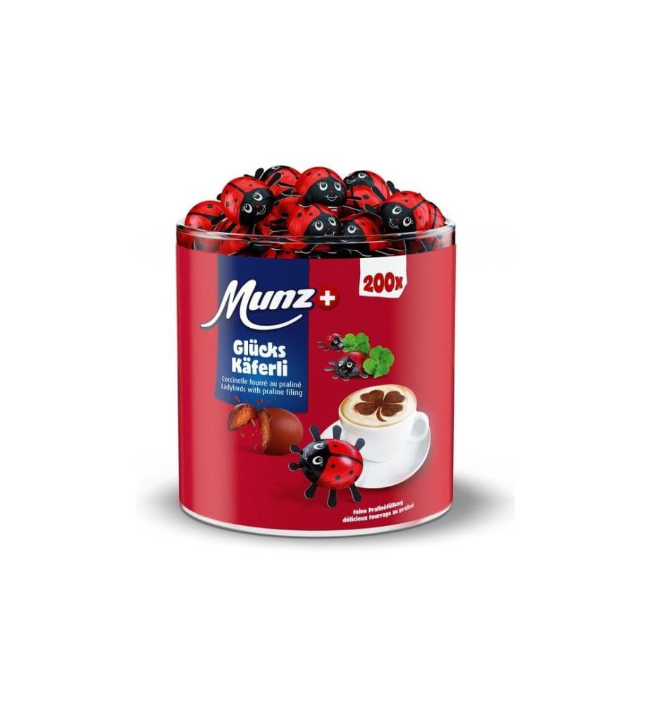 MUNZ - Chocolat Coccinelle porte-bonheur 1 kg