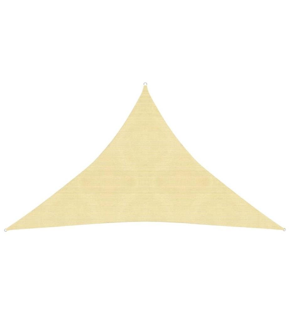 Voile d'ombrage 160 g/m² Beige 3x3x4,2 m PEHD