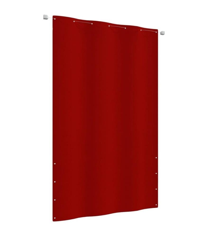 Écran de balcon Rouge 140x240 cm Tissu Oxford