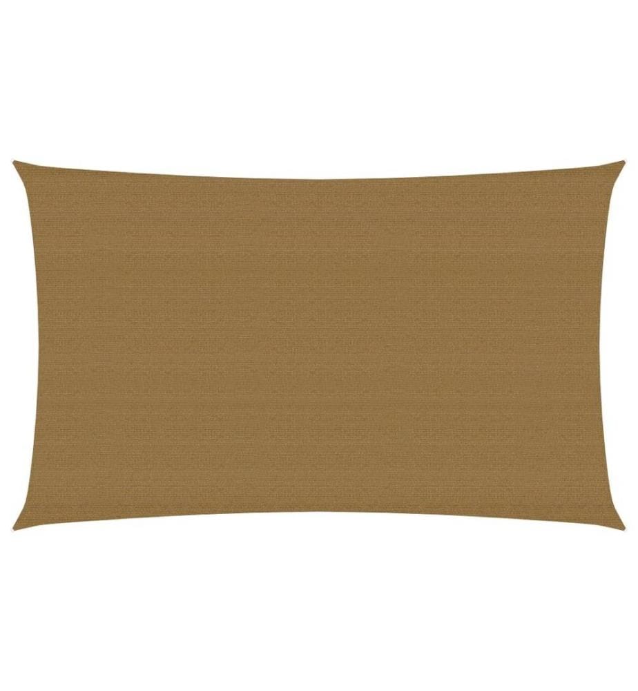 Voile d'ombrage 160 g/m² Taupe 3x6 m PEHD