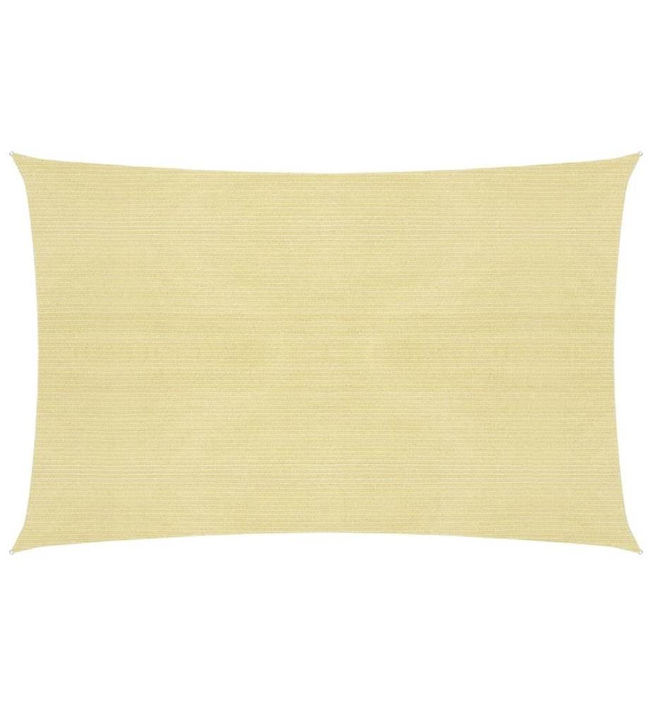 Voile d'ombrage 160 g/m² Beige 4x5 m PEHD