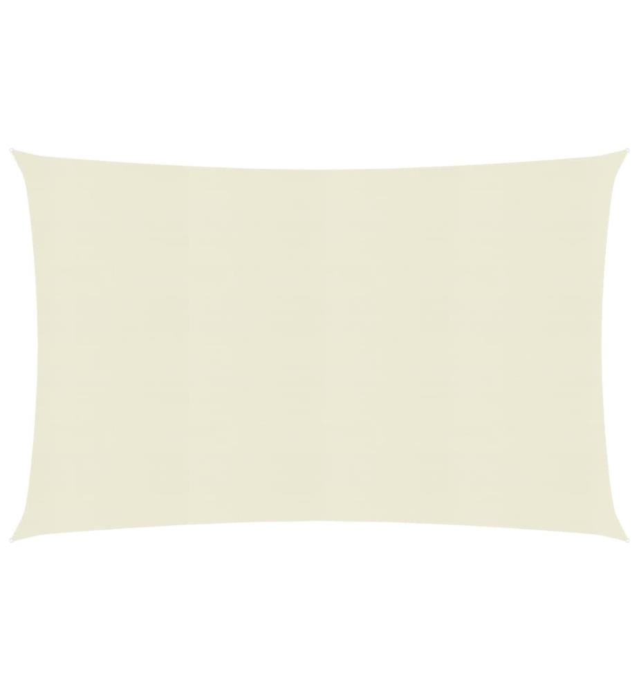 Voile d'ombrage 160 g/m² Crème 4x7 m PEHD