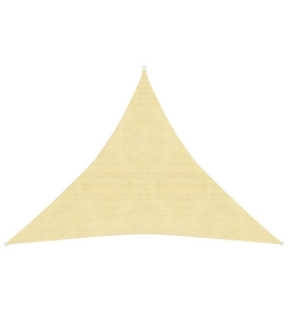 Voile d'ombrage 160 g/m² Beige 3x3x3 m PEHD