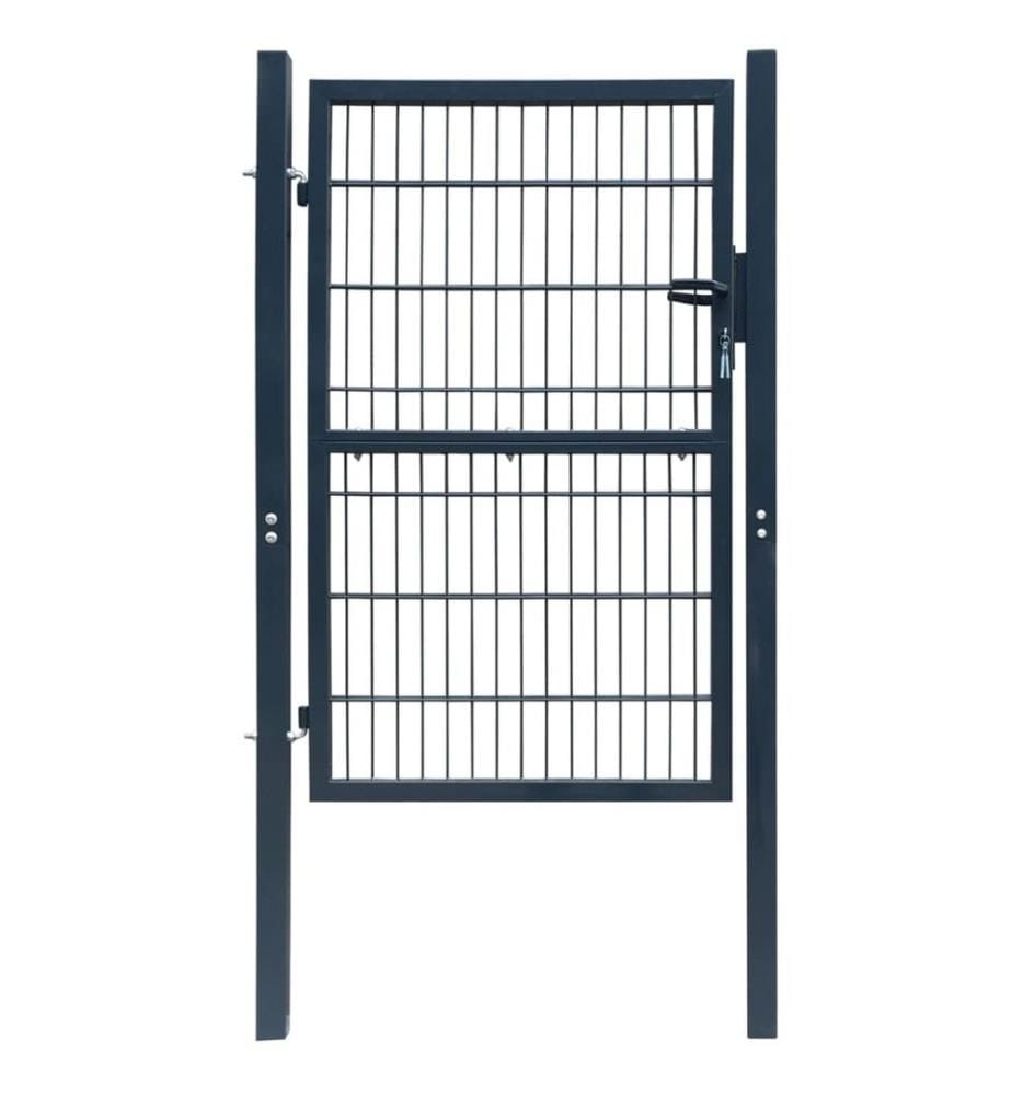 Portillon 2D (simple) Gris anthracite 106x170 cm
