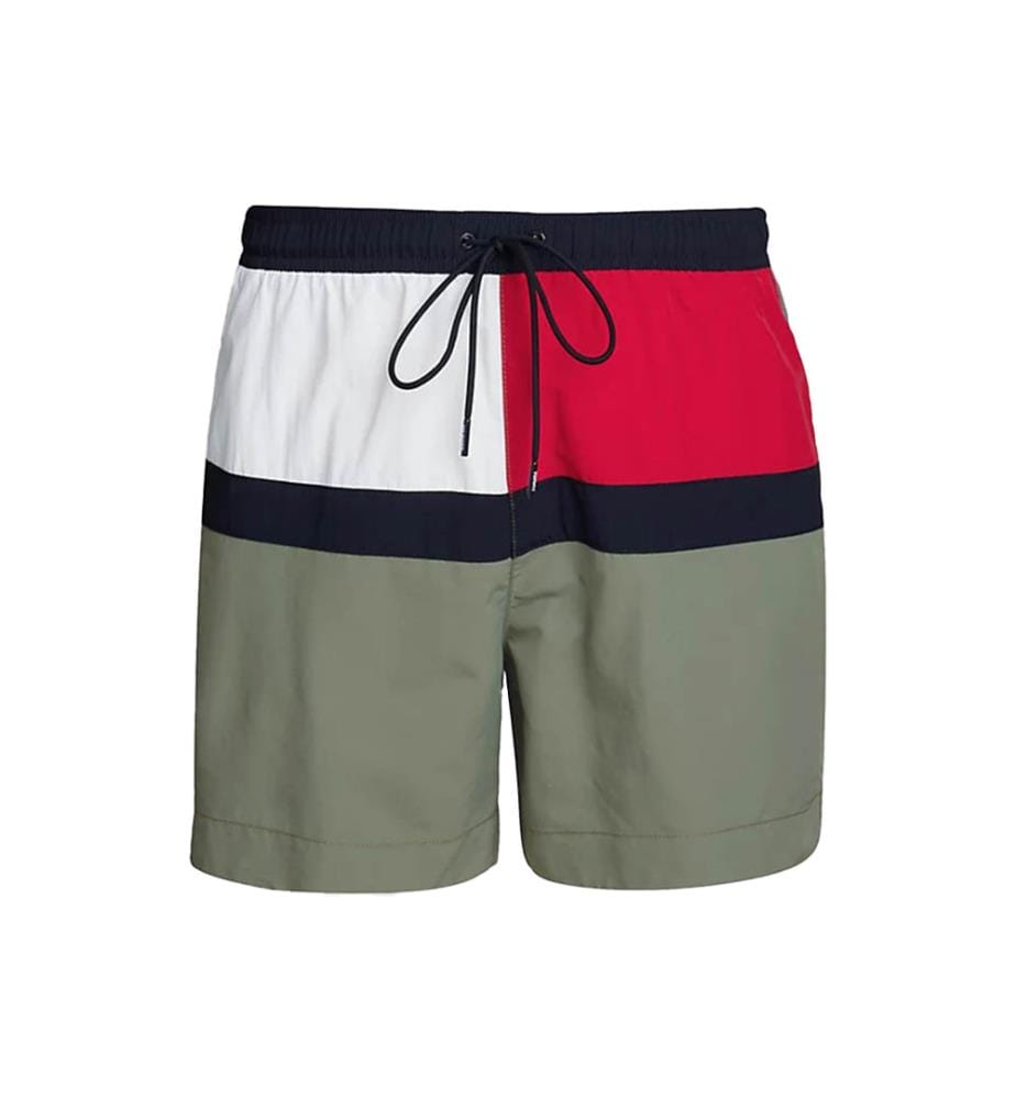 Short de Bain Flag Mid Length