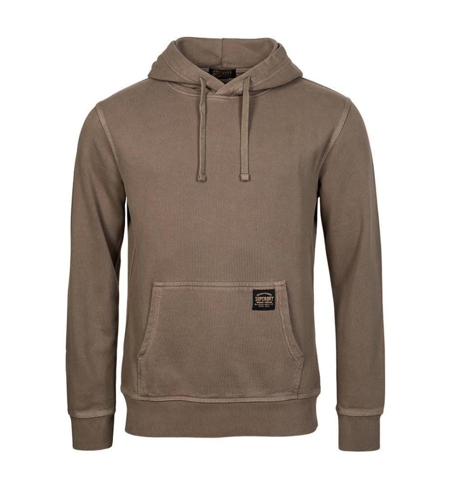 Hoodie - Washed Morel Brown