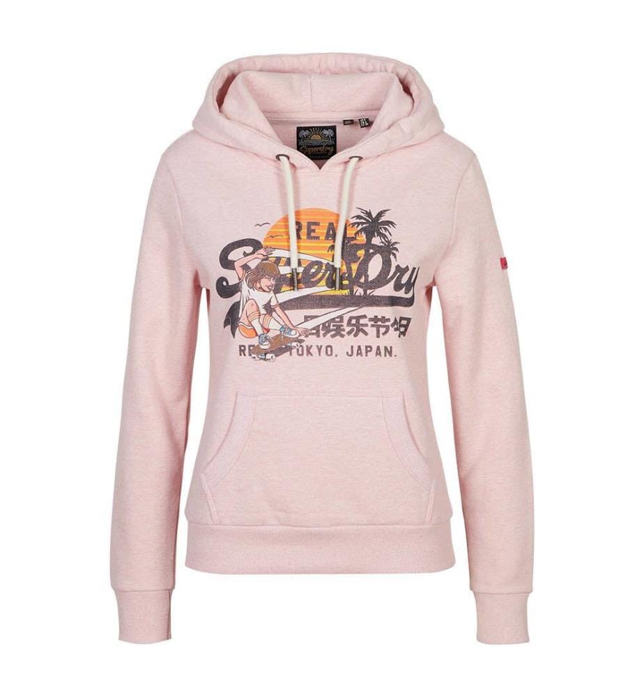 Hoodie - Somon Pink Marl