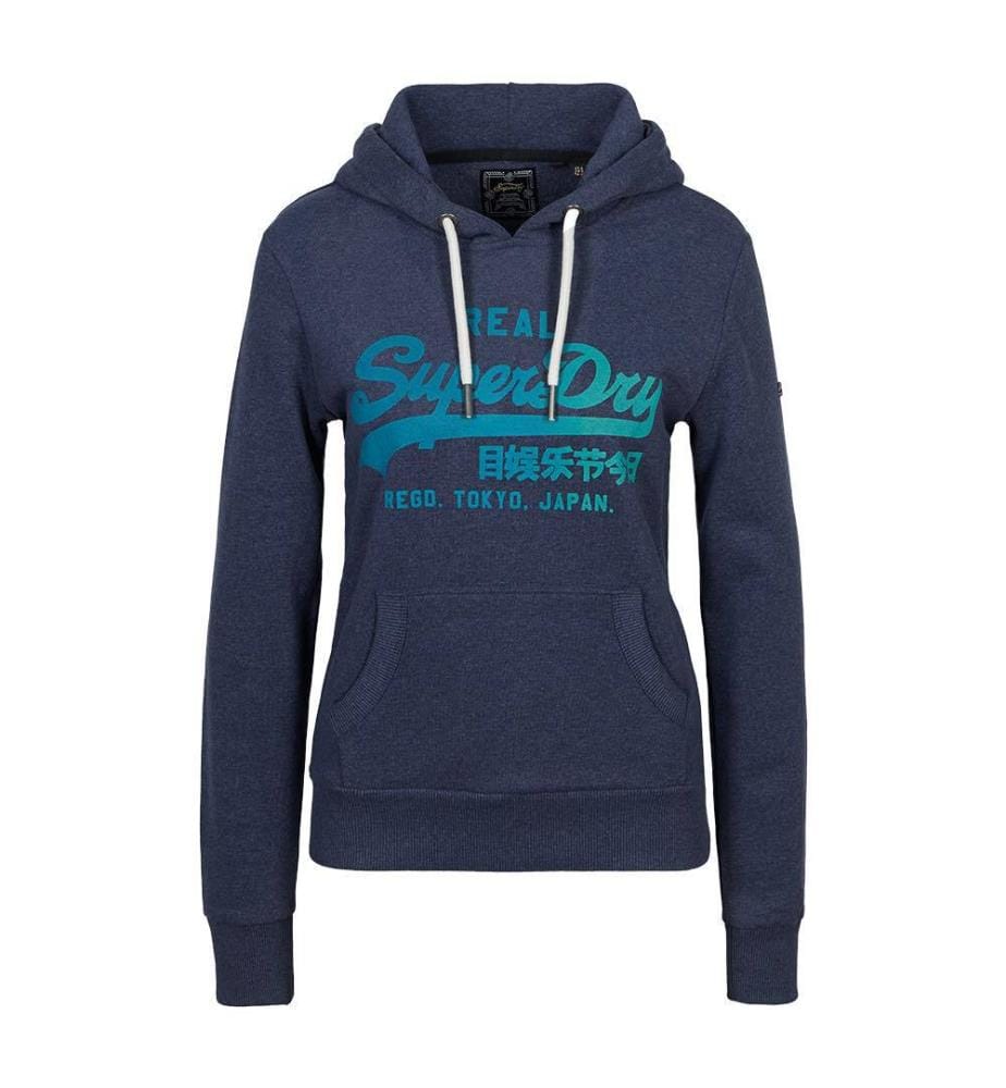 Hoodie - Indigo Marl