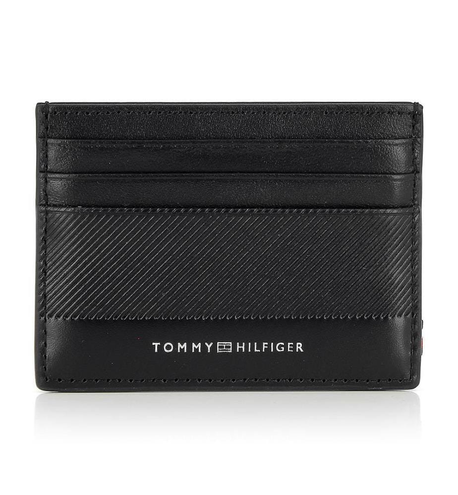 Porte-cartes en cuir à logo