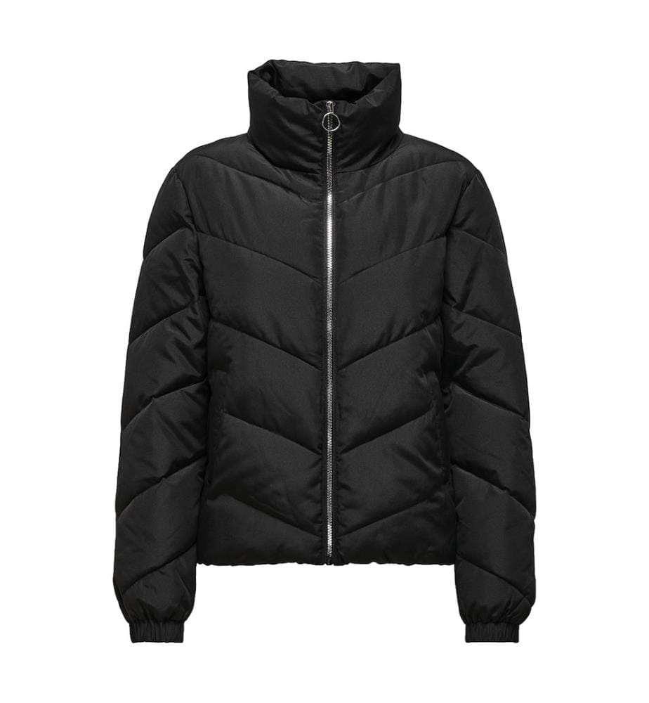 Doudoune - Noir-Argent-Zip
