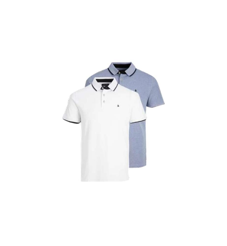Lot de 2 Polos - Bright Cobalt et Blanc